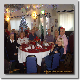 Trevor and Carol West, Jim Williams, John Constable, Carol, Keith and Sally Rathborn
